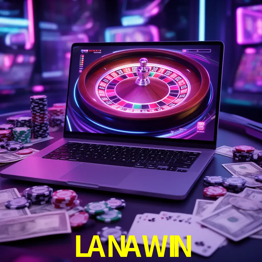 Centro móvil LANAWIN con casino, cajero, bonos, app y acceso de cuenta para México